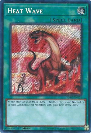 Heat Wave (Secret Rare) [RA03-EN058] Secret Rare - Trinity Hobby