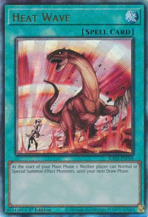 Heat Wave (UTR) [RA03-EN058] Prismatic Ultimate Rare - Trinity Hobby