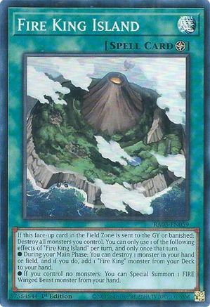 Fire King Island [RA03-EN059] Super Rare - Trinity Hobby