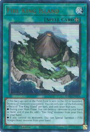 Fire King Island (UR) [RA03-EN059] Ultra Rare - Trinity Hobby
