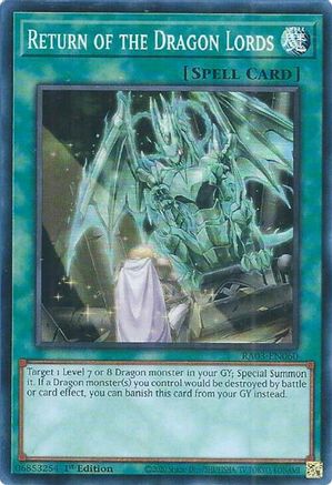 Return of the Dragon Lords [RA03-EN060] Super Rare - Trinity Hobby