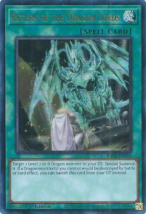 Return of the Dragon Lords (UR) [RA03-EN060] Ultra Rare - Trinity Hobby