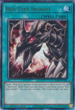 Red-Eyes Insight (UTR) [RA03-EN061] Prismatic Ultimate Rare - Trinity Hobby