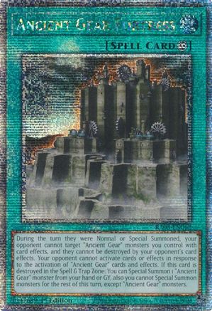 Ancient Gear Fortress (Quarter Century Secret Rare) [RA03-EN062] Quarter Century Secret Rare - Trinity Hobby