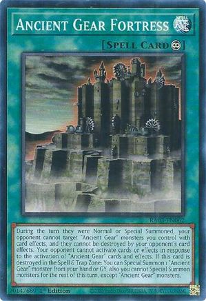 Ancient Gear Fortress [RA03-EN062] Super Rare - Trinity Hobby