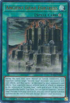 Ancient Gear Fortress (UR) [RA03-EN062] Ultra Rare - Trinity Hobby