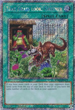 That Grass Looks Greener (Platinum Secret Rare) [RA03-EN063] Platinum Secret Rare - Trinity Hobby