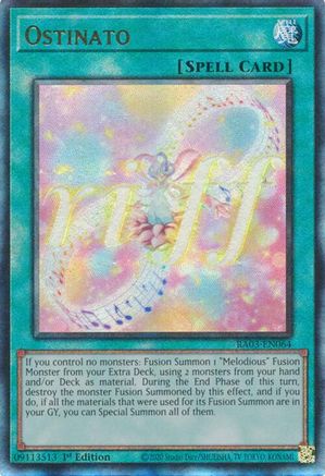 Ostinato (UTR) [RA03-EN064] Prismatic Ultimate Rare - Trinity Hobby