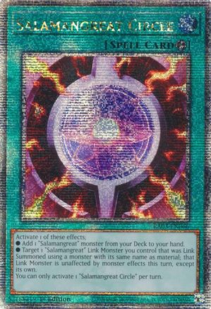 Salamangreat Circle (Quarter Century Secret Rare) [RA03-EN066] Quarter Century Secret Rare - Trinity Hobby