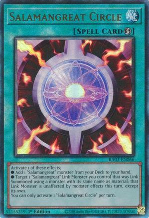 Salamangreat Circle (UTR) [RA03-EN066] Prismatic Ultimate Rare - Trinity Hobby
