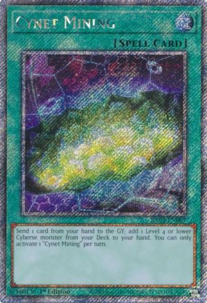Cynet Mining (Platinum Secret Rare) [RA03-EN067] Platinum Secret Rare - Trinity Hobby