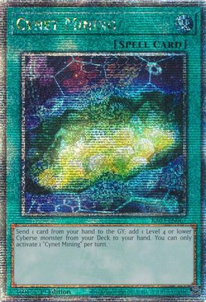 Cynet Mining (Quarter Century Secret Rare) [RA03-EN067] Quarter Century Secret Rare - Trinity Hobby