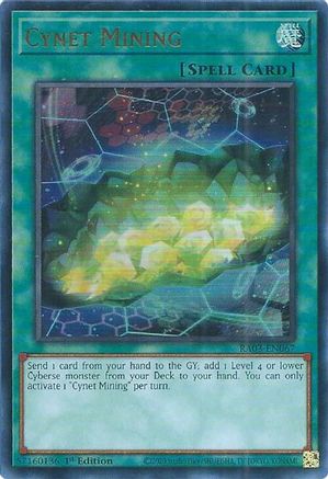 Cynet Mining (UR) [RA03-EN067] Ultra Rare - Trinity Hobby