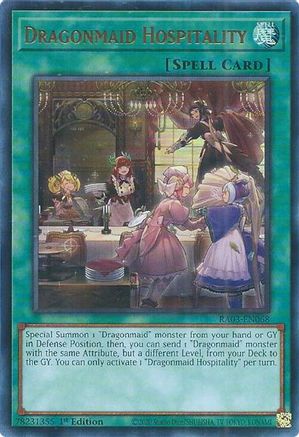 Dragonmaid Hospitality (UR) [RA03-EN068] Ultra Rare - Trinity Hobby