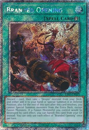 Branded Opening (Platinum Secret Rare) [RA03-EN070] Platinum Secret Rare - Trinity Hobby