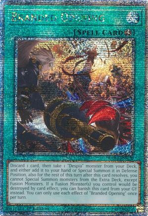 Branded Opening (Quarter Century Secret Rare) [RA03-EN070] Quarter Century Secret Rare - Trinity Hobby