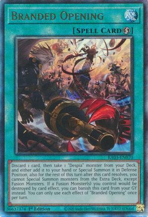 Branded Opening (UTR) [RA03-EN070] Prismatic Ultimate Rare - Trinity Hobby