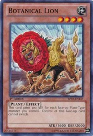 Botanical Lion [BP01-EN145] Common - Trinity Hobby