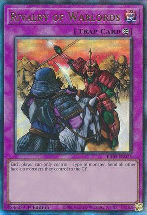 Rivalry of Warlords (UTR) [RA03-EN075] Prismatic Ultimate Rare - Trinity Hobby