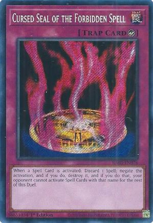 Cursed Seal of the Forbidden Spell (Secret Rare) [RA03-EN076] Secret Rare - Trinity Hobby