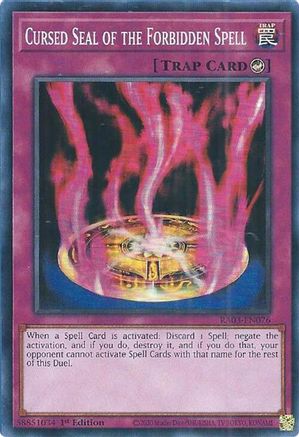 Cursed Seal of the Forbidden Spell [RA03-EN076] Super Rare - Trinity Hobby