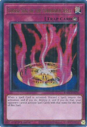 Cursed Seal of the Forbidden Spell (UR) [RA03-EN076] Ultra Rare - Trinity Hobby