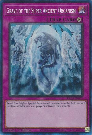 Grave of the Super Ancient Organism (CR) [RA03-EN077] Prismatic Collector's Rare - Trinity Hobby
