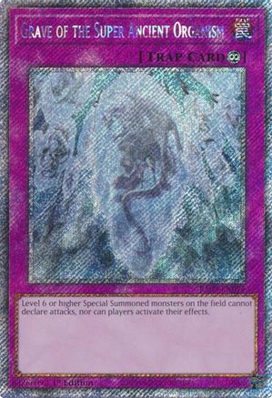 Grave of the Super Ancient Organism (Platinum Secret Rare) [RA03-EN077] Platinum Secret Rare - Trinity Hobby