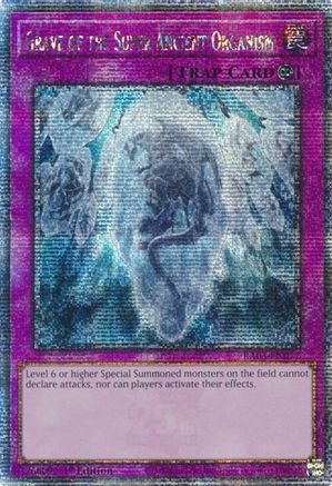 Grave of the Super Ancient Organism (Quarter Century Secret Rare) [RA03-EN077] Quarter Century Secret Rare - Trinity Hobby