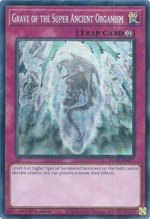 Grave of the Super Ancient Organism [RA03-EN077] Super Rare - Trinity Hobby
