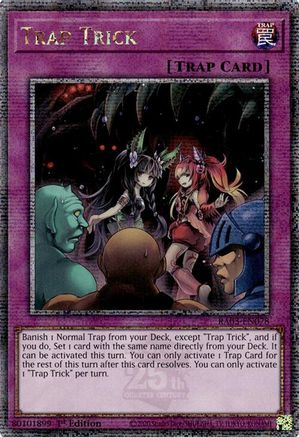 Trap Trick (Quarter Century Secret Rare) [RA03-EN078] Quarter Century Secret Rare - Trinity Hobby