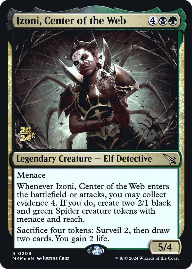 Izoni, Center of the Web [Murders at Karlov Manor Prerelease Promos] - Trinity Hobby