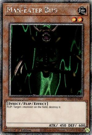 Man-Eater Bug (Platinum Secret Rare) [RA03-EN082] Platinum Secret Rare - Trinity Hobby