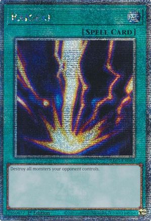 Raigeki (Quarter Century Secret Rare) [RA03-EN083] Quarter Century Secret Rare - Trinity Hobby