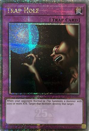 Trap Hole (Quarter Century Secret Rare) [RA03-EN085] Quarter Century Secret Rare - Trinity Hobby