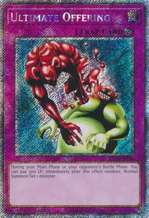 Ultimate Offering (Platinum Secret Rare) [RA03-EN088] Platinum Secret Rare - Trinity Hobby