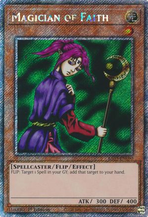 Magician of Faith (Platinum Secret Rare) [RA03-EN090] Platinum Secret Rare - Trinity Hobby