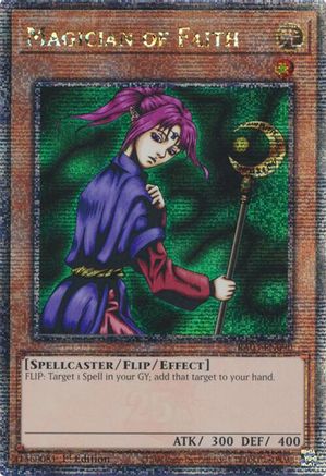 Magician of Faith (Quarter Century Secret Rare) [RA03-EN090] Quarter Century Secret Rare - Trinity Hobby