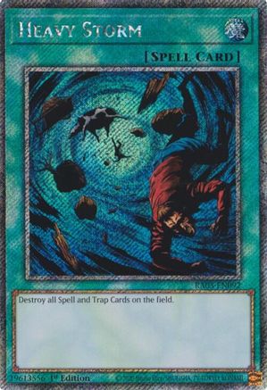 Heavy Storm (Platinum Secret Rare) [RA03-EN092] Platinum Secret Rare - Trinity Hobby