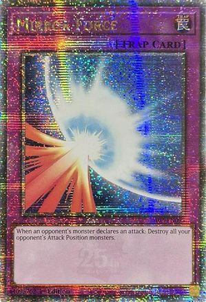 Mirror Force (Quarter Century Secret Rare) [RA03-EN093] Quarter Century Secret Rare - Trinity Hobby