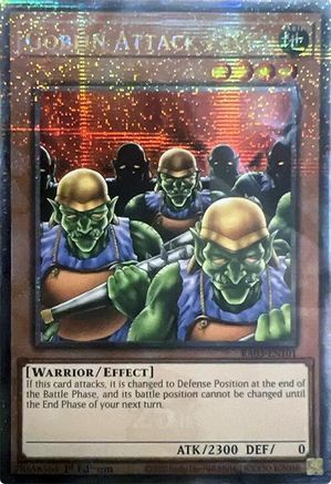 Goblin Attack Force (Quarter Century Secret Rare) [RA03-EN101] Quarter Century Secret Rare - Trinity Hobby