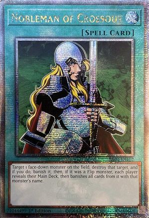 Nobleman of Crossout (Quarter Century Secret Rare) [RA03-EN102] Quarter Century Secret Rare - Trinity Hobby