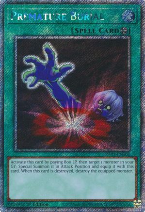 Premature Burial (Platinum Secret Rare) [RA03-EN103] Platinum Secret Rare - Trinity Hobby