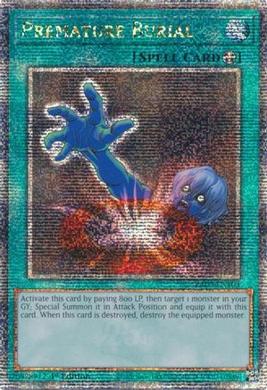 Premature Burial (Quarter Century Secret Rare) [RA03-EN103] Quarter Century Secret Rare - Trinity Hobby