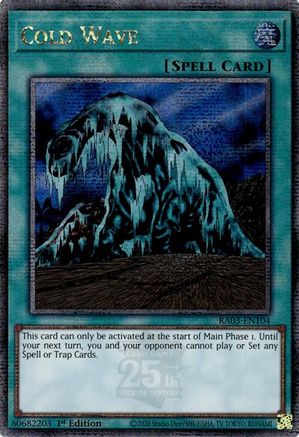 Cold Wave (Quarter Century Secret Rare) [RA03-EN104] Quarter Century Secret Rare - Trinity Hobby