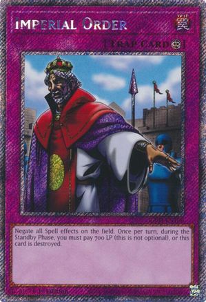 Imperial Order (Platinum Secret Rare) [RA03-EN106] Platinum Secret Rare - Trinity Hobby