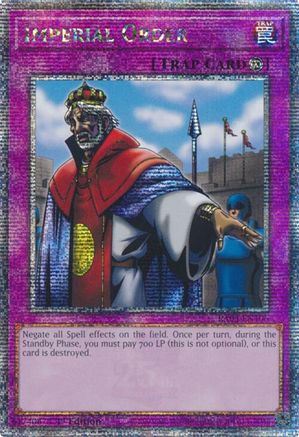 Imperial Order (Quarter Century Secret Rare) [RA03-EN106] Quarter Century Secret Rare - Trinity Hobby