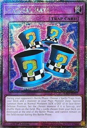 Magical Hats (Quarter Century Secret Rare) [RA03-EN107] Quarter Century Secret Rare - Trinity Hobby