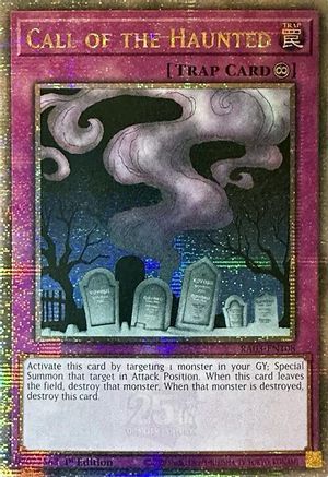 Call of the Haunted (Quarter Century Secret Rare) [RA03-EN108] Quarter Century Secret Rare - Trinity Hobby