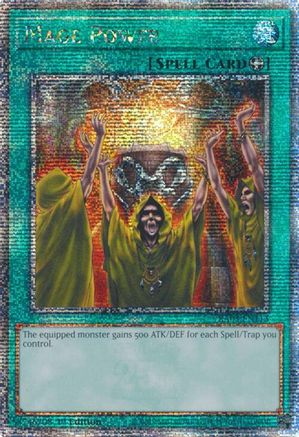 Mage Power (Quarter Century Secret Rare) [RA03-EN113] Quarter Century Secret Rare - Trinity Hobby